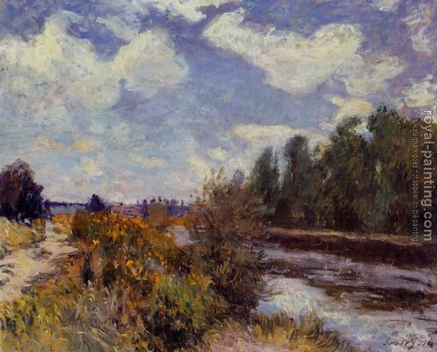 Alfred Sisley : The Seine at Bougival V